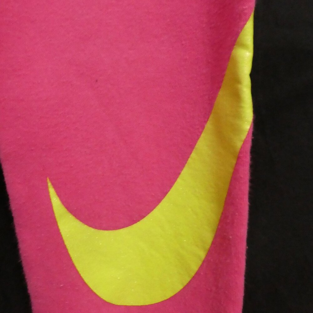 NIKE size 6 Girls Active Fleece Training Sweatpants Joggers in Hyper Pink - Picture 9 of 15